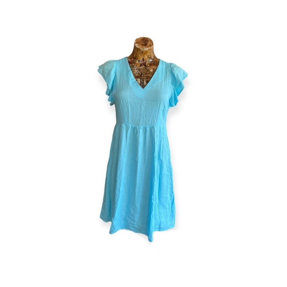 United Colors of Benetton blue dress XS small sleeveless